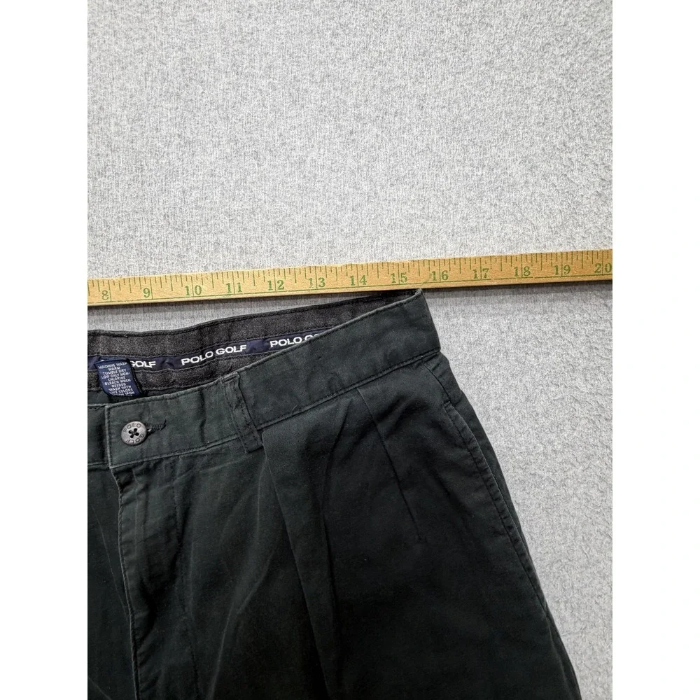 Polo‎ Ralph Lauren Polo Golf Pants Mens 34x30 Green Pleated Classic Fit Chino